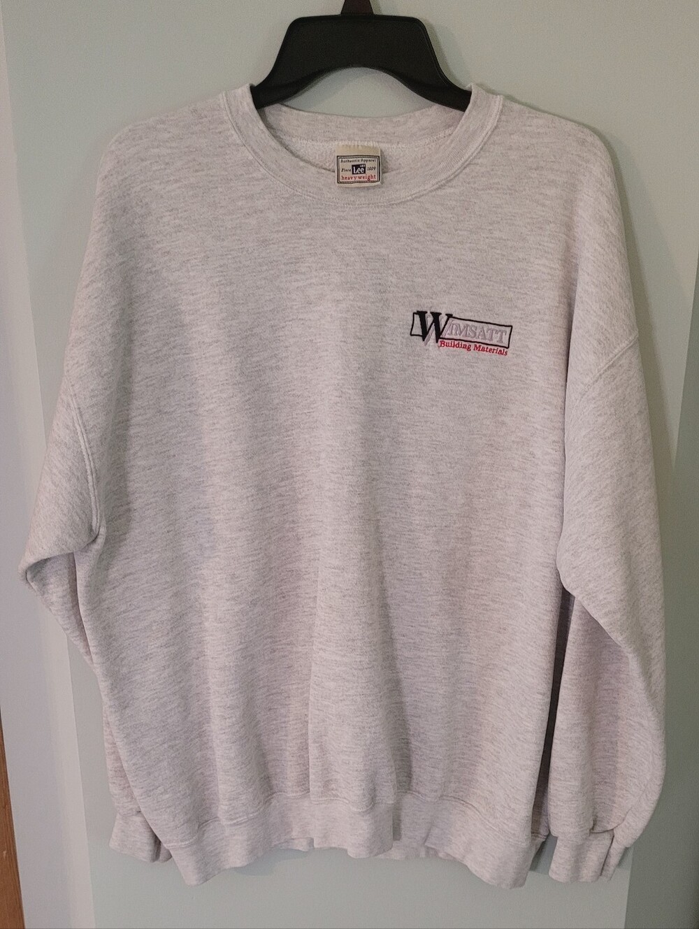 Men's Classic Light Gray Crewneck Sweatshirt - Branding